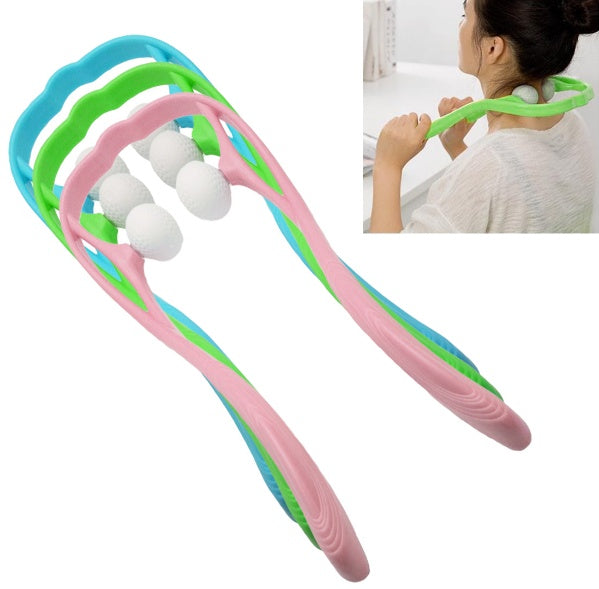 Plastic Pressure Point Therapy Neck Massageador Relieve Hand Roller Neck Massager For Neck Shoulder Trigger Point Plastic Pressure Point Therapy Neck Massageador Relieve Hand Roller Neck Massager For Neck Shoulder Trigger Point